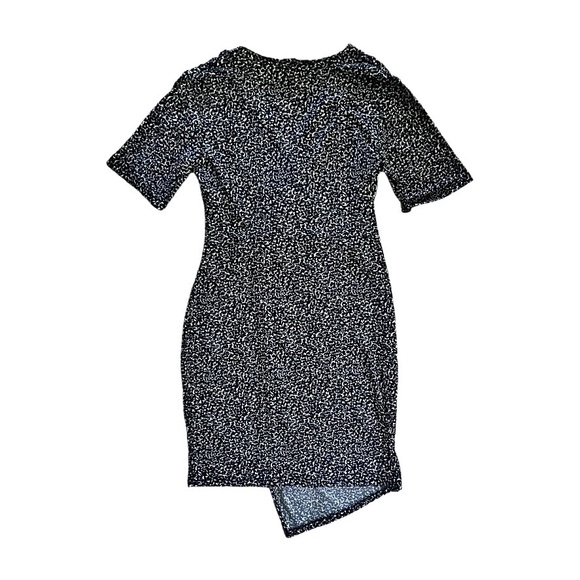 NWT Banana Republic Blue Print Knotted Faux Wrap Dress , sz Petite Small - Picture 4 of 8